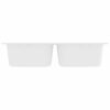 Kitchen Sink White 76 x 48 x 30 cm Granite