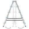 Aluminium Double-Sided Step Ladder 5 Steps 113 cm
