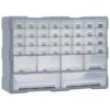 Multi-drawer Organiser with 38 Drawers 52x16x37.5 cm