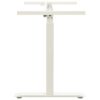 Manual Height Adjustable Standing Desk Frame Hand Crank White