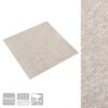 Carpet Floor Tiles 20 pcs 5 mÂ² 50x50 cm Light Beige