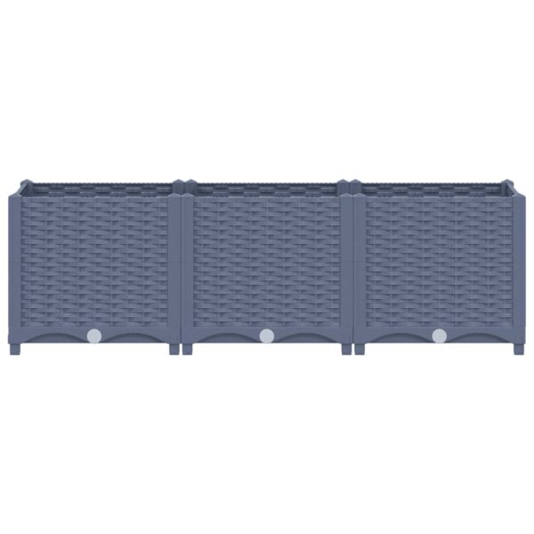Raised Bed 120x40x38 cm Polypropylene