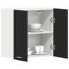 Hanging Cabinet Lyon Black 60x31x60 cm Engineered Wood