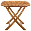 Folding Garden Table 160x85x75 cm Solid Acacia Wood