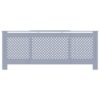 MDF Radiator Cover Grey 205 cm