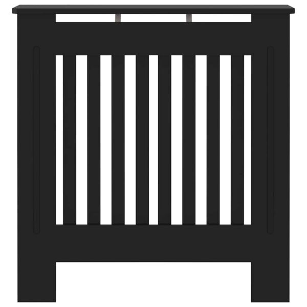 MDF Radiator Cover Black 78 cm