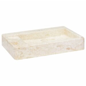 Sink Cream 58x39x10 cm Marble