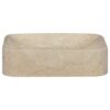 Sink Cream 40x40x10 cm Marble