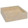 Sink Cream 40x40x12 cm Marble