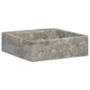 Sink Grey 40x40x12 cm Marble