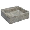 Sink Grey 40x40x12 cm Marble