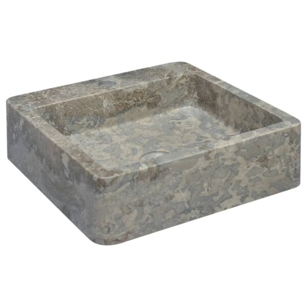 Sink Grey 40x40x12 cm Marble