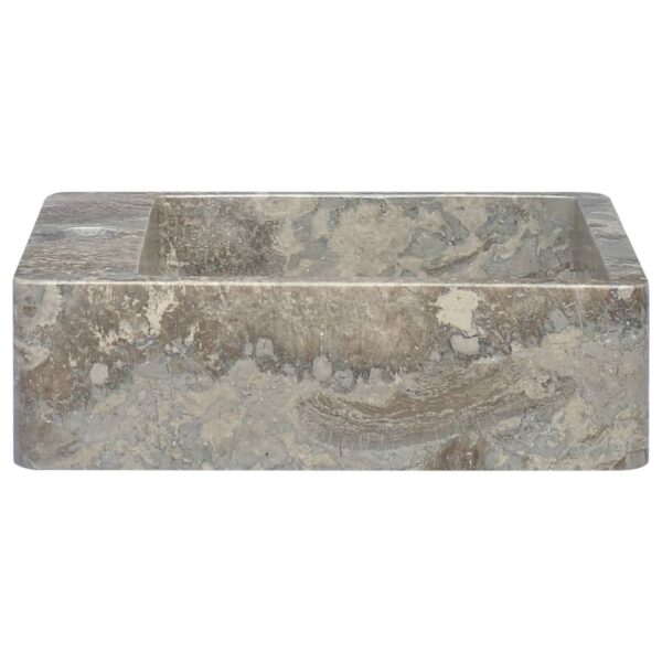 Sink Grey 40x40x12 cm Marble