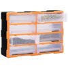 Multi-drawer Organiser with 8 Big Drawers 52x16x37 cm