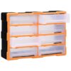 Multi-drawer Organiser with 8 Big Drawers 52x16x37 cm
