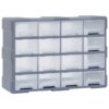 Multi-drawer Organiser with 16 Middle Drawers 52x16x37 cm