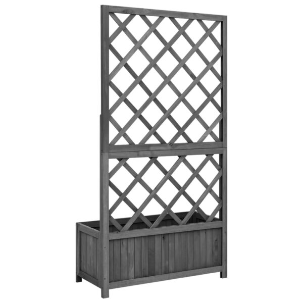 8720286452547_g_en_hd_3.jpg Garden Trellis Planter Black 70x30x135 cm Solid Firwood