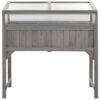 Raised Bed with Greenhouse 110x54x120 cm Solid Fir Wood