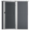 Garden Shed Anthracite 180.5x97x209.5 cm Galvanised Steel
