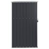Garden Tool Shed Anthracite 88x89x161 cm Galvanised Steel
