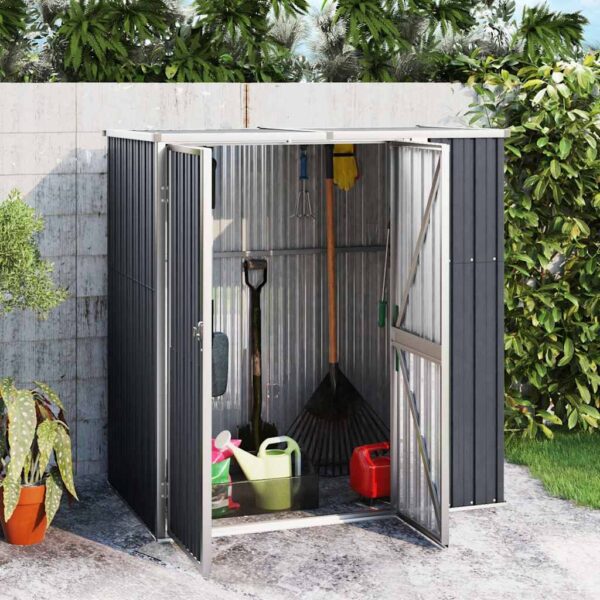 8720286512869_m_en_hd_1.jpg Garden Tool Shed Anthracite 161x89x161 cm Galvanised Steel
