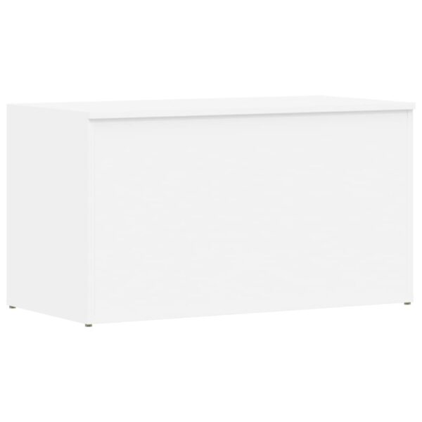 Storage Chest White 84x42x46 cm Engineered Wood