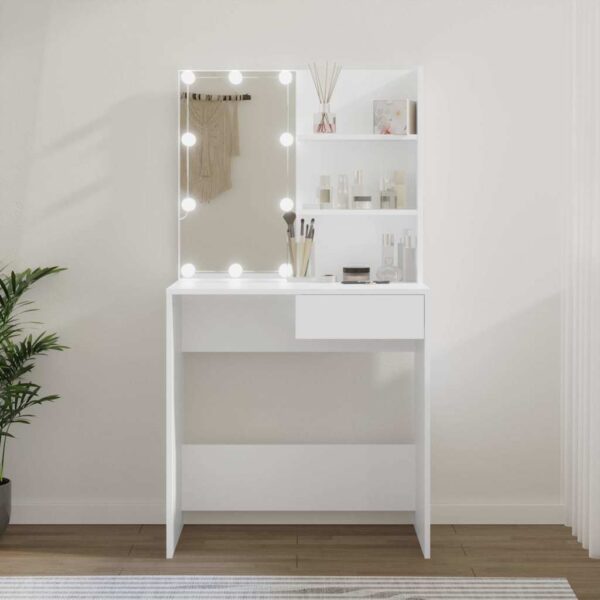 8720286643983_m_en_hd_1.jpg Dressing Table with LED White 74.5x40x141 cm