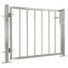 Garden Gate 100x70 cm Stainless Steel