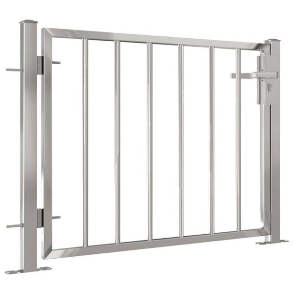 Garden Gate 100x70 cm Stainless Steel