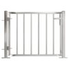 Garden Gate 100x70 cm Stainless Steel