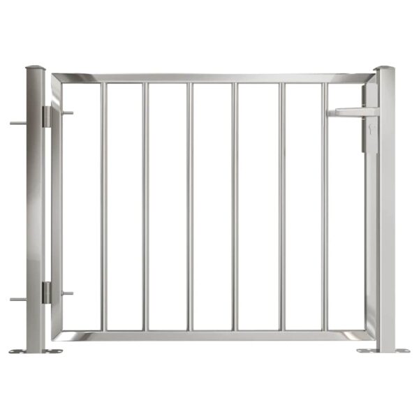 Garden Gate 100x70 cm Stainless Steel