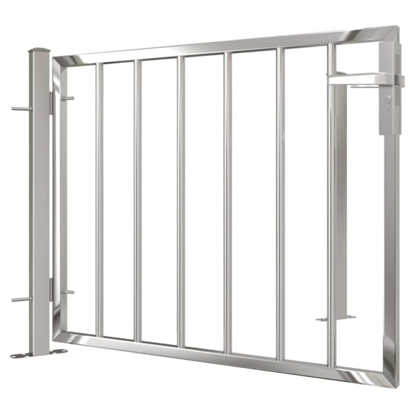 Garden Gate 100x70 cm Stainless Steel
