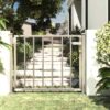Garden Gate 100x70 cm Stainless Steel