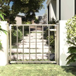 Garden Gate 100x70 cm Stainless Steel
