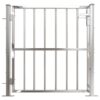 Garden Gate 100x95 cm Stainless Steel