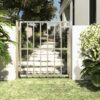 Garden Gate 100x95 cm Stainless Steel
