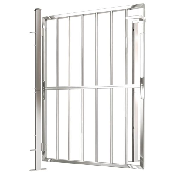 Garden Gate 100x120 cm Stainless Steel