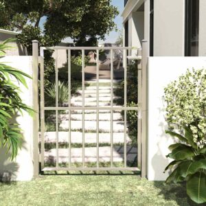 Garden Gate 100x120 cm Stainless Steel