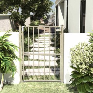 Garden Gate 100x145 cm Stainless Steel