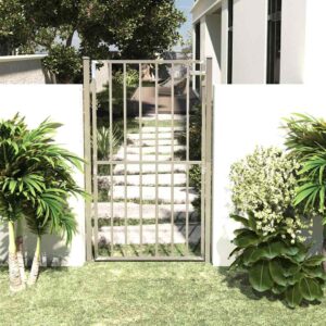 Garden Gate 100x175 cm Stainless Steel