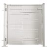 Garden Gate 100x100 cm Stainless Steel