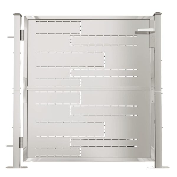 Garden Gate 100x100 cm Stainless Steel