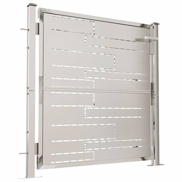 Garden Gate 100x100 cm Stainless Steel