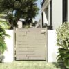 Garden Gate 100x100 cm Stainless Steel