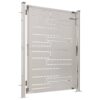 Garden Gate 100x120 cm Stainless Steel
