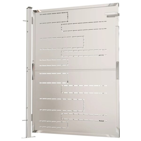 Garden Gate 100x120 cm Stainless Steel