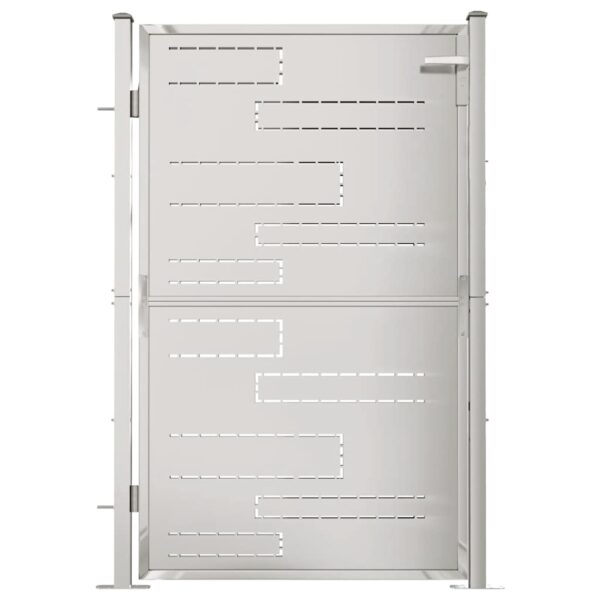 Garden Gate 100x145 cm Stainless Steel