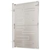 Garden Gate 100x145 cm Stainless Steel