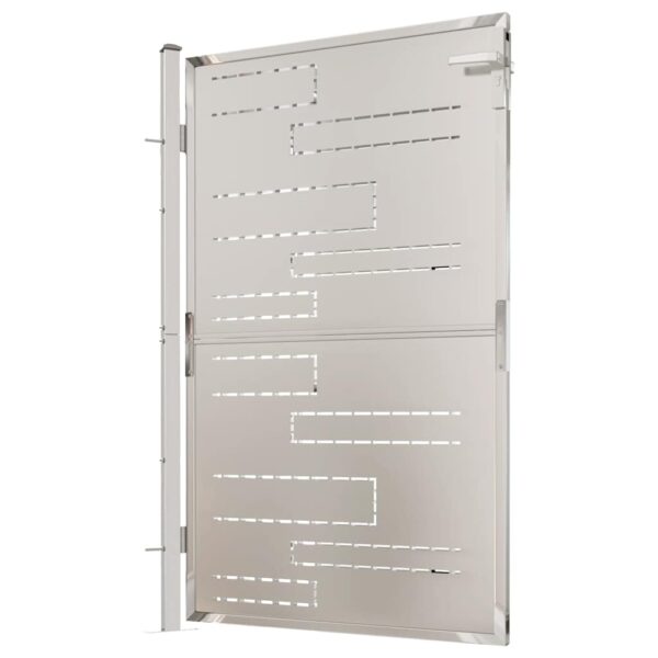 Garden Gate 100x145 cm Stainless Steel