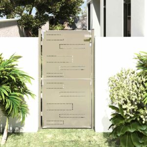 Garden Gate 100x175 cm Stainless Steel